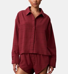 Chemise ample en flanelle à carreaux Calvin Klein