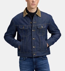Veste Rider droite coton denim Lee