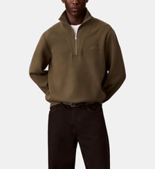 Pull droit col camionneur Calvin Klein
