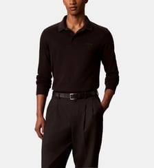 Polo slim manches longues Calvin Klein