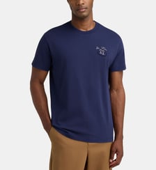 T-shirt droit Popincourt en coton bio Maison Labiche