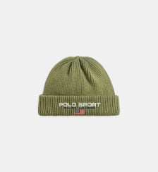 Bonnet côtelé signature Polo Ralph Lauren