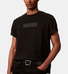T-shirt droit signature Calvin Klein