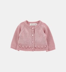 Gilet festonné Monnalisa