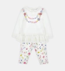 Ensemble t-shirt long et legging Monnalisa