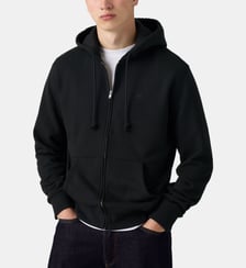 Sweat droit coton zippé capuche Levi's