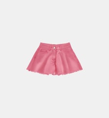 Short à palmiers brodés Monnalisa