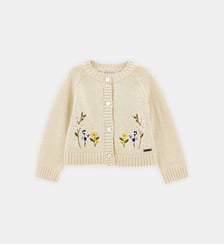 Cardigan en maille mélangée Monnalisa