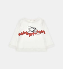 Pull à nœuds en coton Monnalisa
