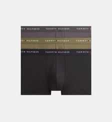 Lot de 3 boxers nylon stretch signature Tommy Hilfiger