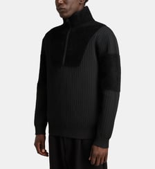 Pull col camionneur semi zippé Y-3