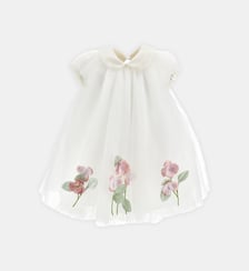 Robe de cérémonie évasée en tulle Monnalisa