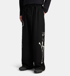 Pantalon large fluide graffitis Y-3