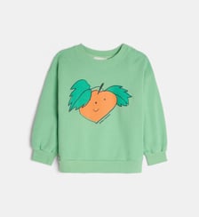 Sweat tangerine coton bio Bobo choses