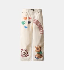 Pantalon droit coupe ample curiosity en coton Molo