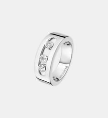 Bague diamant en or blanc - Petit modèle Messika