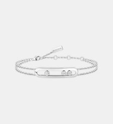 Bracelet diamant en or blanc Messika