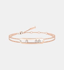 Bracelet diamant en or rose Messika