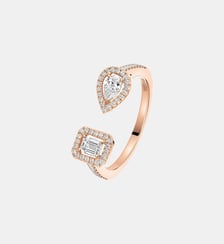 Bague diamant en or rose Toi & Moi  Messika