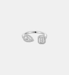 Bague diamant en or blanc Toi & Moi Messika