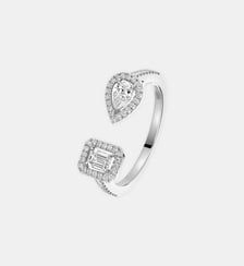 Bague diamant en or blanc Toi & Moi  Messika