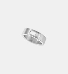 Bague homme diamant et titane naturel - Petit modèle Messika