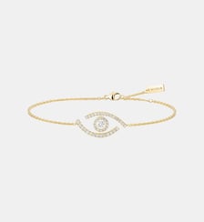 Bracelet diamant pavé en or jaune  Messika