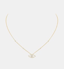 Collier diamant pavé en or jaune  Messika