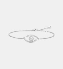 Bracelet diamant pavé en or blanc Messika