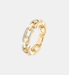 Bague pavée diamant en or jaune Messika