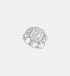 Bague diamant en or blanc multi-rangs Messika