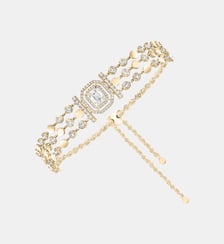 Bracelet diamant en or jaune multi-rangs Messika