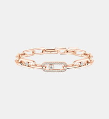 Bracelet diamant en or rose Messika