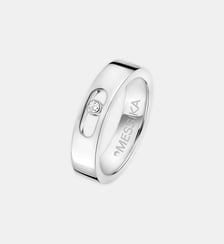 Alliance diamant en or blanc Messika