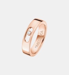 Alliance diamant en or rose
 Messika