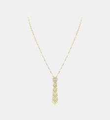 Collier diamant pompon en or jaune Messika