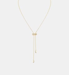Collier cravate diamant or jaune Messika