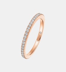 Alliance diamant en or rose Messika