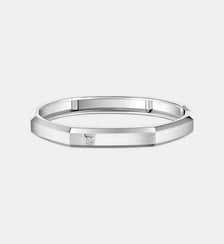 Bracelet diamant en or blanc brossé - M Messika