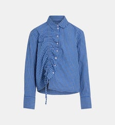 Chemise Talia à Fronces coton bio Damson Madder