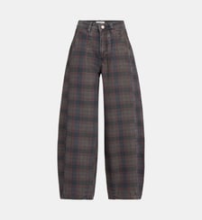 Jean barrel Erika coton  Damson Madder