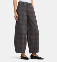 Jean barrel Erika coton  Damson Madder