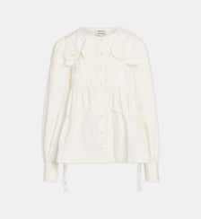 Blouse Lettie à noeuds coton organique Damson Madder