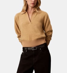 Pull alpaga col V Calvin Klein