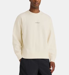 Sweat droit signature coton Stone Island