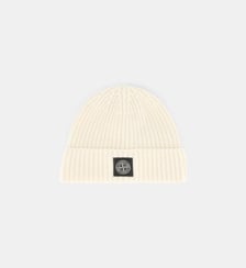Bonnet en maille laine vierge Stone Island
