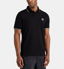 Polo droit patch signature coton  Stone Island