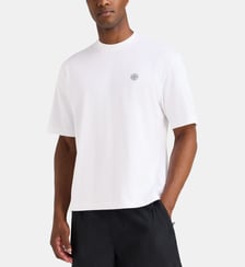 T-shirt droit patch signature coton Stone Island