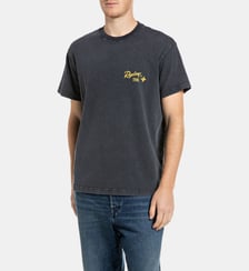 T-shirt imprimé logo en coton Replay