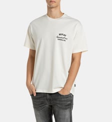 T-shirt droit coton signature Replay